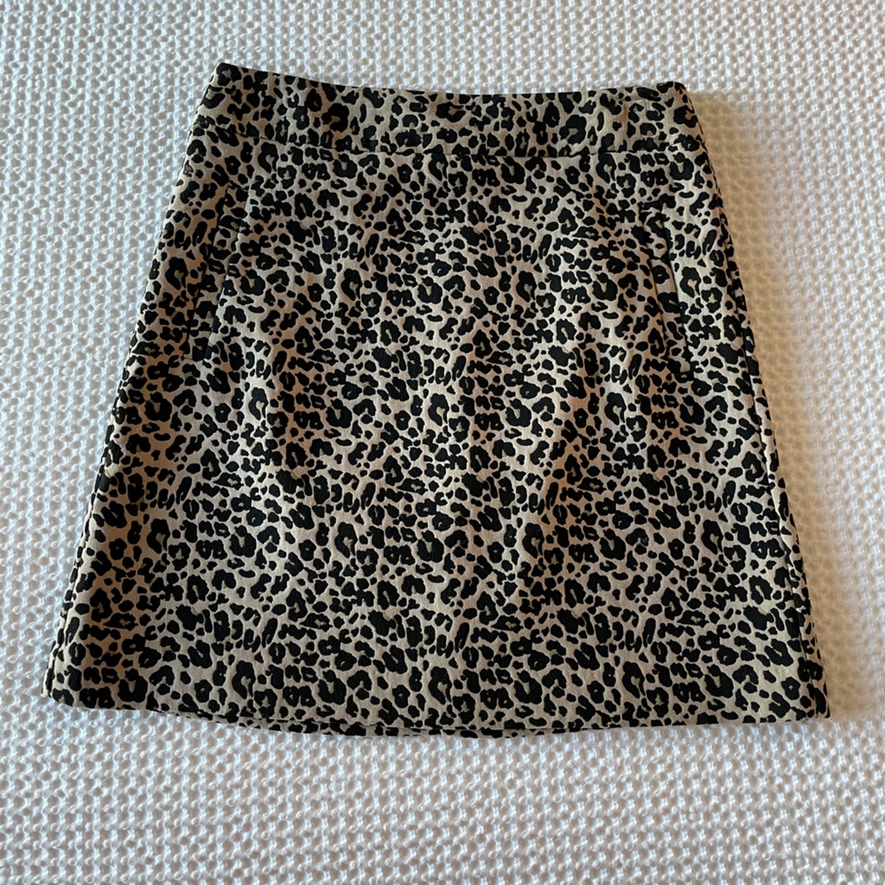 LOFT by Ann Taylor Cheetah Print Skirt